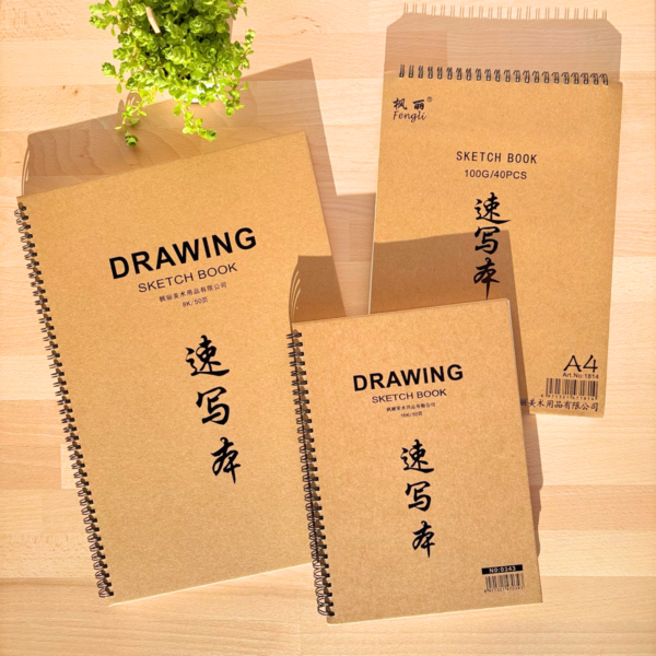 Carnet à croquis 50 pages 100g