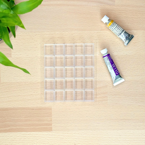 Demi-godet transparent pour aquarelle par lots de 12 / 25 / 50 pièces – Image 4