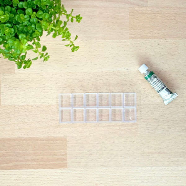 Demi-godet transparent pour aquarelle par lots de 12 / 25 / 50 pièces – Image 3