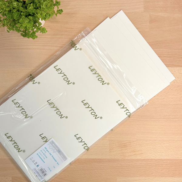 Leyton 16K Sachet 100% Coton, 300g, Grain Satiné,19.5cm x 27cm – Image 4