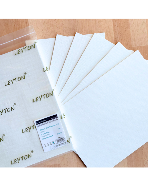 Leyton 16K Sachet 100% Coton, 350g, Grain Fin,19.5cm x 27cm – Image 4