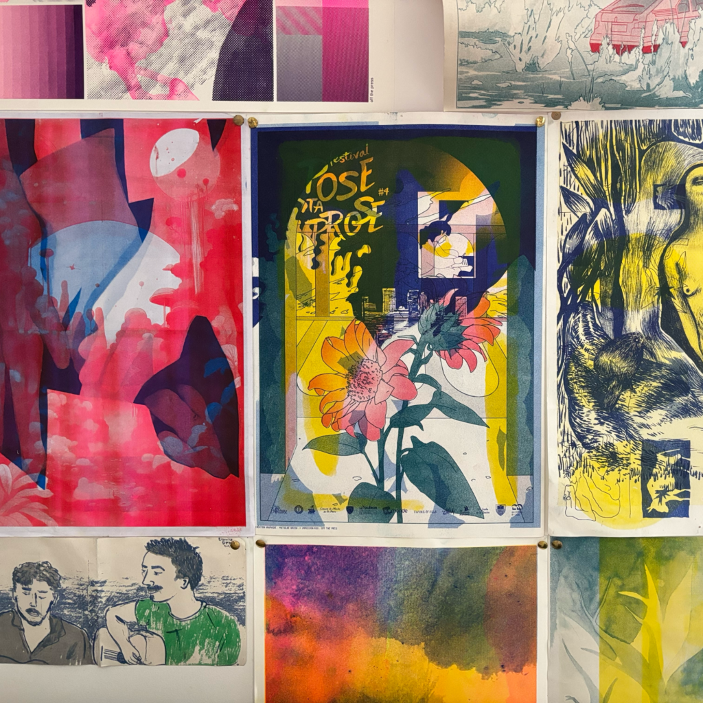 Affiches Risographie mur 1