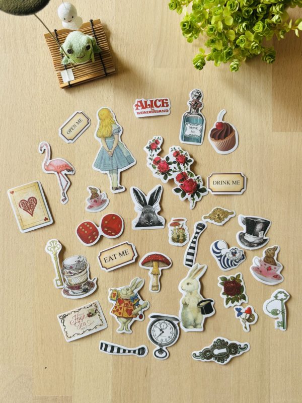 Stickers Alice in Wonderland