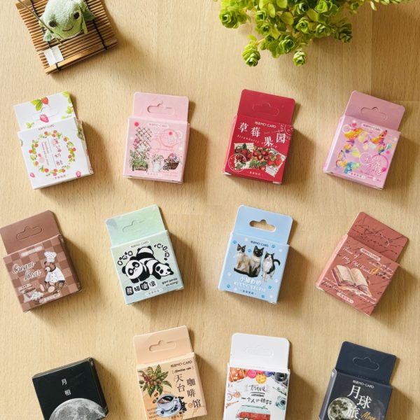 Stickers en petites boîtes