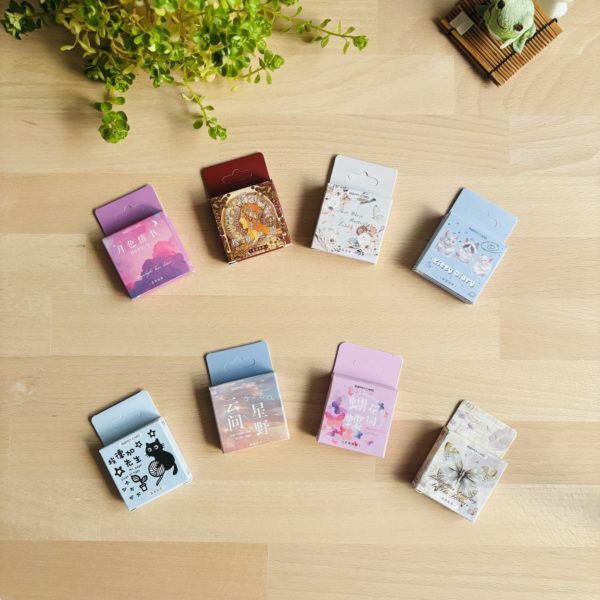 Stickers en petites boîtes