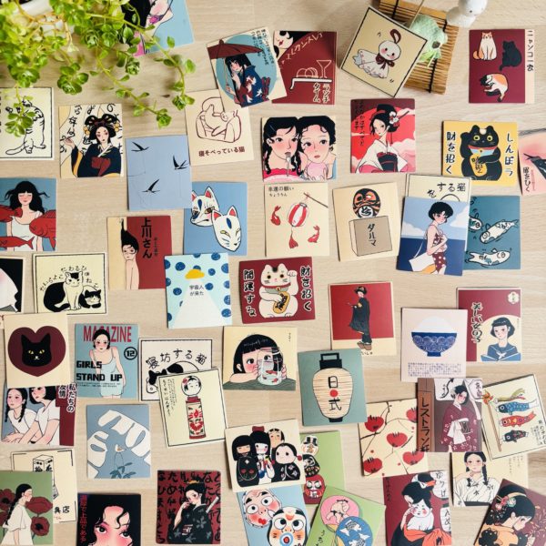 Stickers Japan en papier