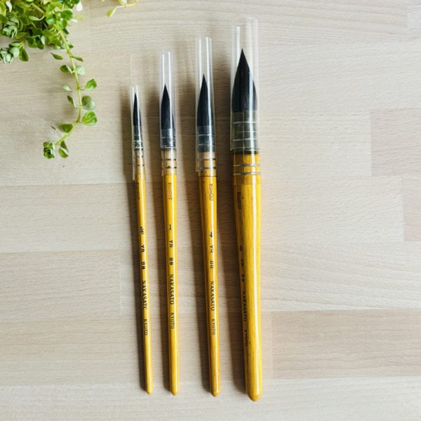 Pinceaux pour aquarelle Nakasato Kyoto