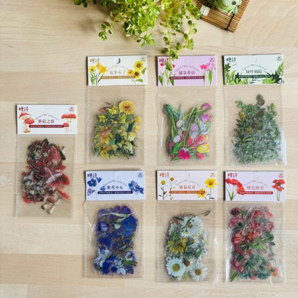Stickers transparent 7 motifs