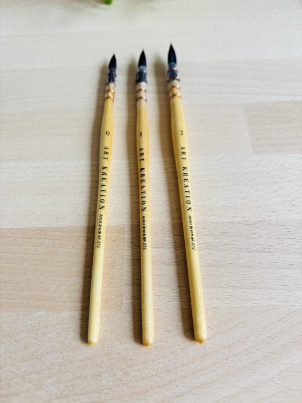 Pinceaux pour aquarelle - Set de 3 – Image 4