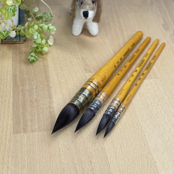 Pinceaux pour aquarelle Nakasato Kyoto